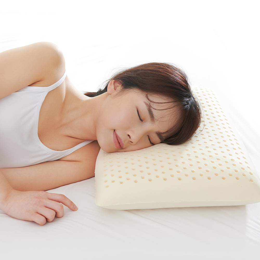 클래식M 천연 라텍스베개 낮은 베개 여성 어린이 초등학생 경추베개