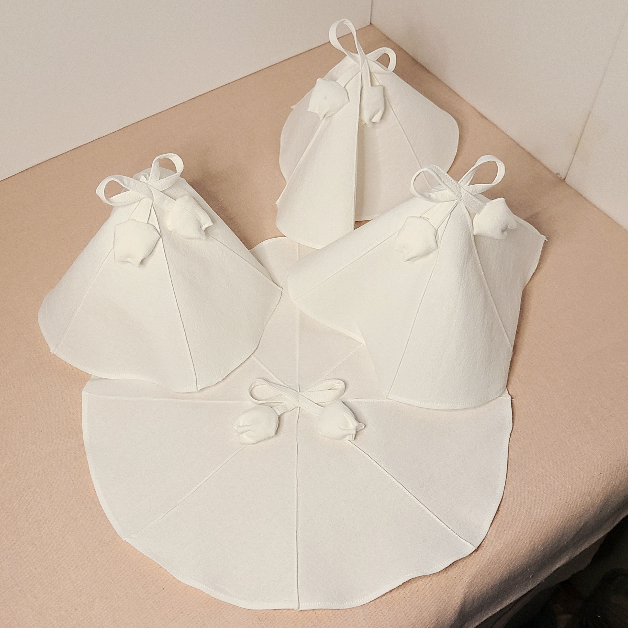 광목 연잎다포 지름 70cm 전자제품 덮개 엄마의주머니 천아트반제품 - 상품 이미지