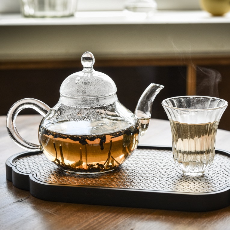 [차주전자] 부부티하우스 귀여운 내열유리 티포트 티팟 270ml