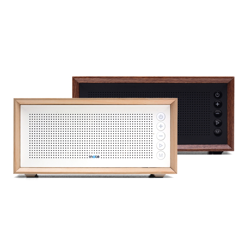 아이노트 BT-V3 우드 블루투스 스피커 2채널 듀얼 패시브 라디에이터 20W - 상세 이미지 3