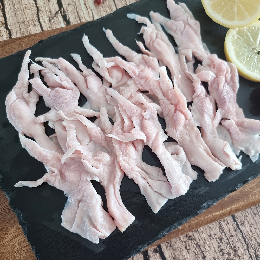 뼈없는 닭발 냉동 무뼈닭발 1kg 200g 국내산 냉장 생닭발 - 상품 이미지