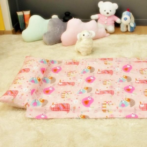 도톰한 어린이집 여름 낮잠이불 가방 세트 일체형 인견 낮잠이불 여름용 아기 유아 아동용