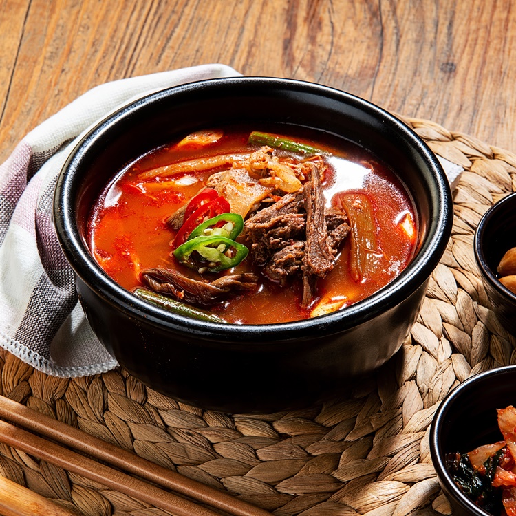 고향식품 옛맛 육개장 600g x 5봉 소고기국밥 해장국 - 메인 이미지