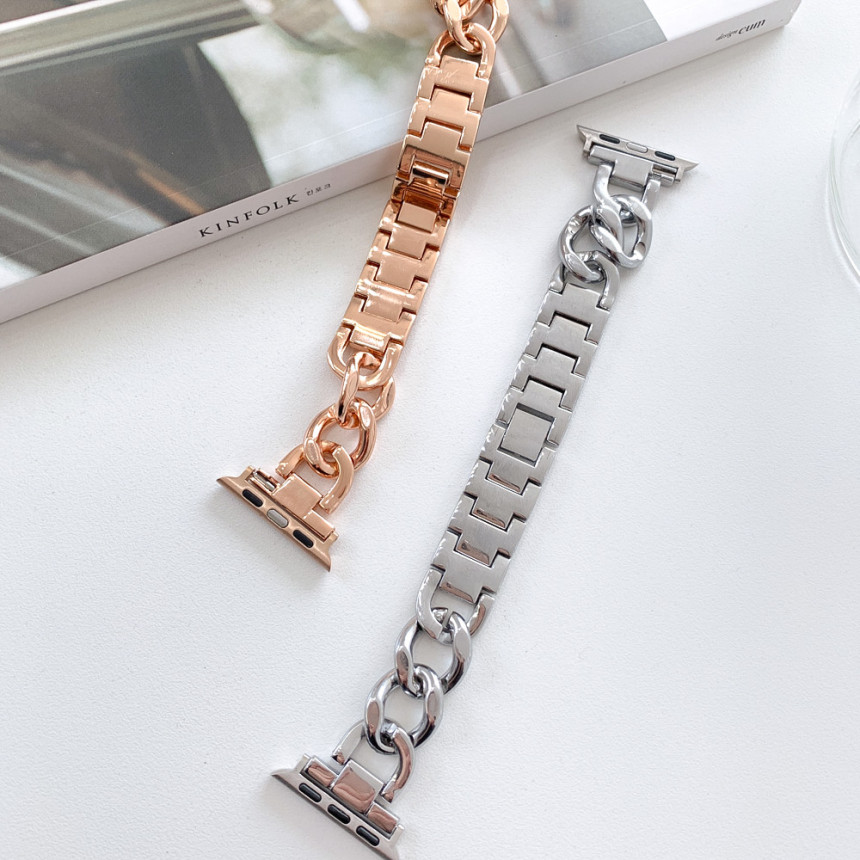 스마트워치 메탈 스트랩 베젤링 필름 워치 38mm 40mm 41mm 밴드 13종 모음 상세 이미지 87