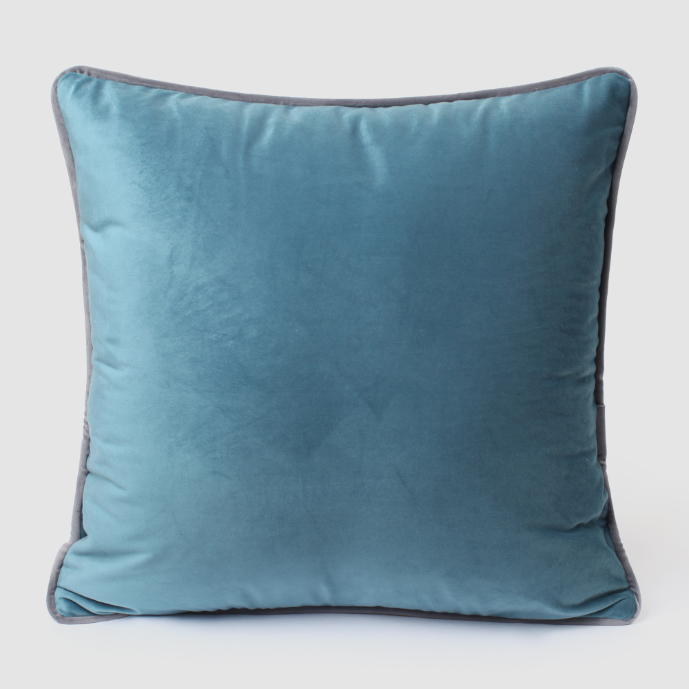 벨벳 파이프 벨벳 쇼파쿠션 북유럽 쿠션커버 스타일K 정사각 인디핑크, 45x45cm