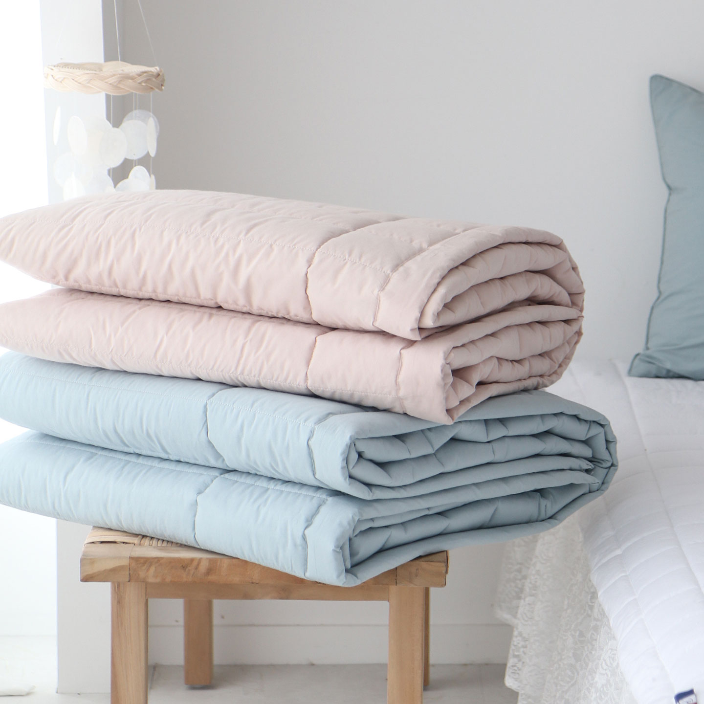 클린코튼 고밀도 순면60수 고정밴드 미끄럼방지 10cm 더 넉넉한 누빔 침대패드 9색상