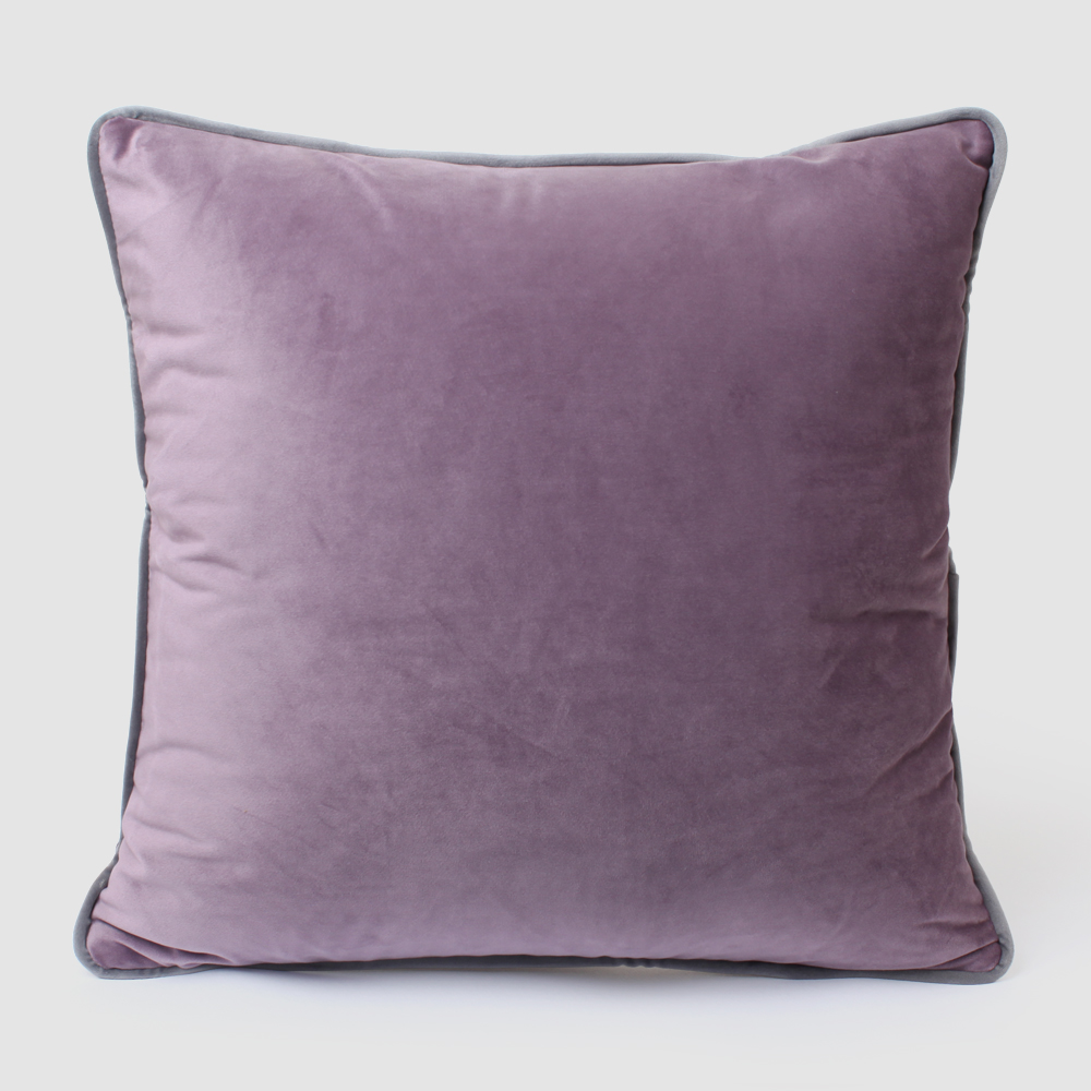 벨벳 파이프 벨벳 쇼파쿠션 북유럽 쿠션커버 스타일K 정사각 인디핑크, 45x45cm