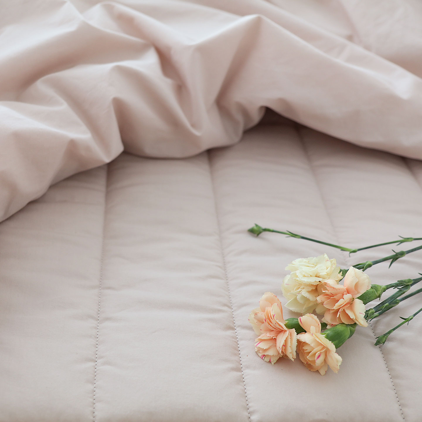 클린코튼 고밀도 순면60수 고정밴드 미끄럼방지 10cm 더 넉넉한 누빔 침대패드 9색상