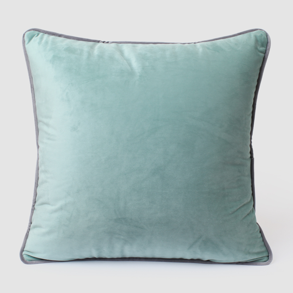 벨벳 파이프 벨벳 쇼파쿠션 북유럽 쿠션커버 스타일K 정사각 인디핑크, 45x45cm