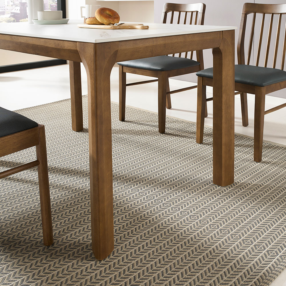 모디쉬갤러리 까리노 원목 포세린 세라믹 식탁 6인용 테이블 세트