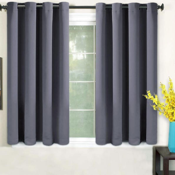 작은창 먼지없는 암막커튼 무지암막 커튼 원룸