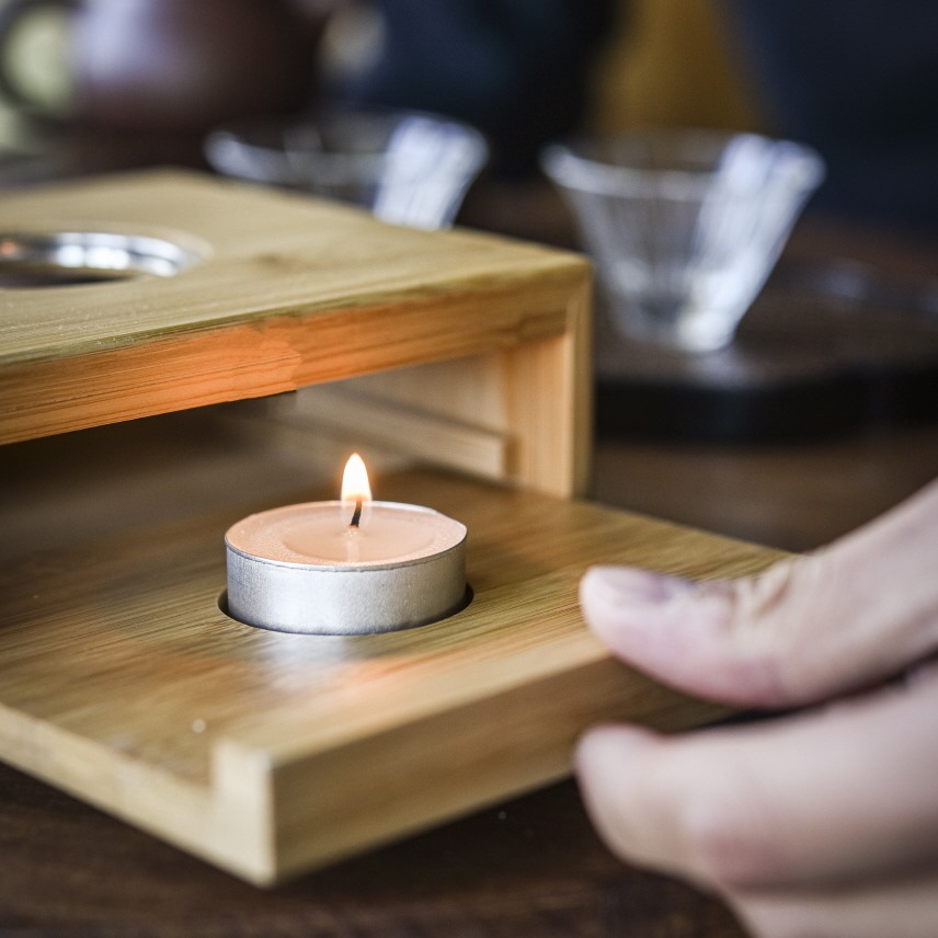 [티워머] 부부티 밤부 내열유리 티팟 티포트워머