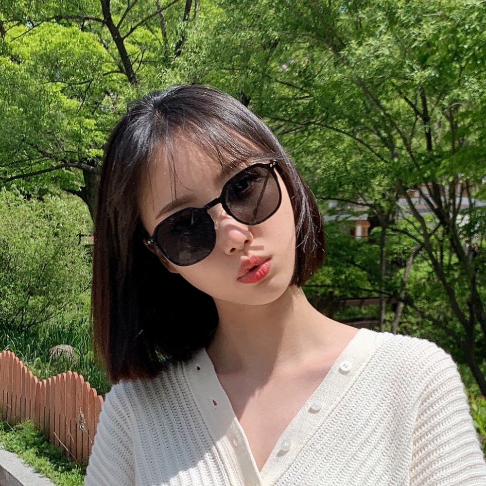 뉴트로 선글라스 오버사이즈 선글라스 여자 선글라스 가벼운 뿔테 선글라스 호박 썬글라스