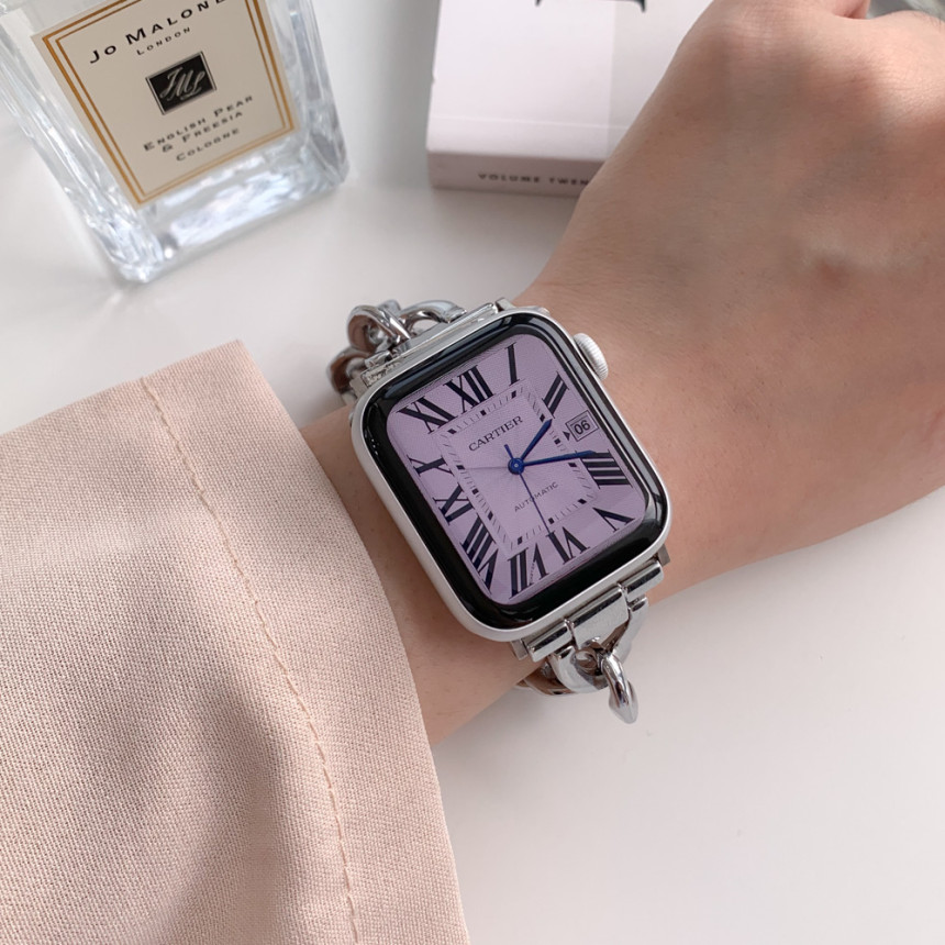 스마트워치 메탈 스트랩 베젤링 필름 워치 38mm 40mm 41mm 밴드 13종 모음 상세 이미지 91