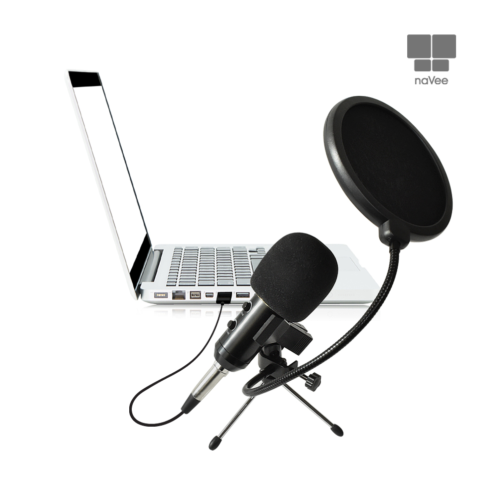 나비 NV85-BM100 스튜디오 USB 에코 콘덴서마이크 - 상세 이미지 4
