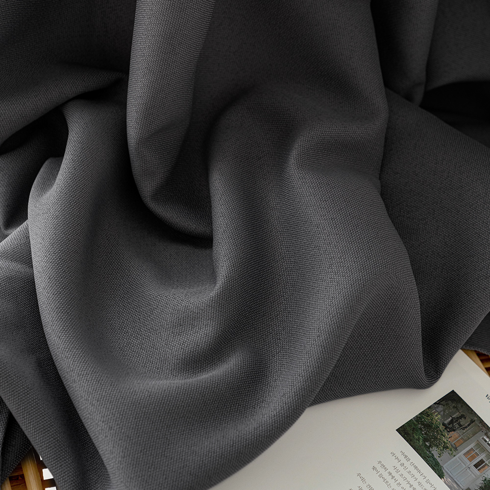 소르르 항균 린넨 암막커튼 형상기억 나비주름 안방 거실 맞춤제작 핀형 햇빛차단 70x160