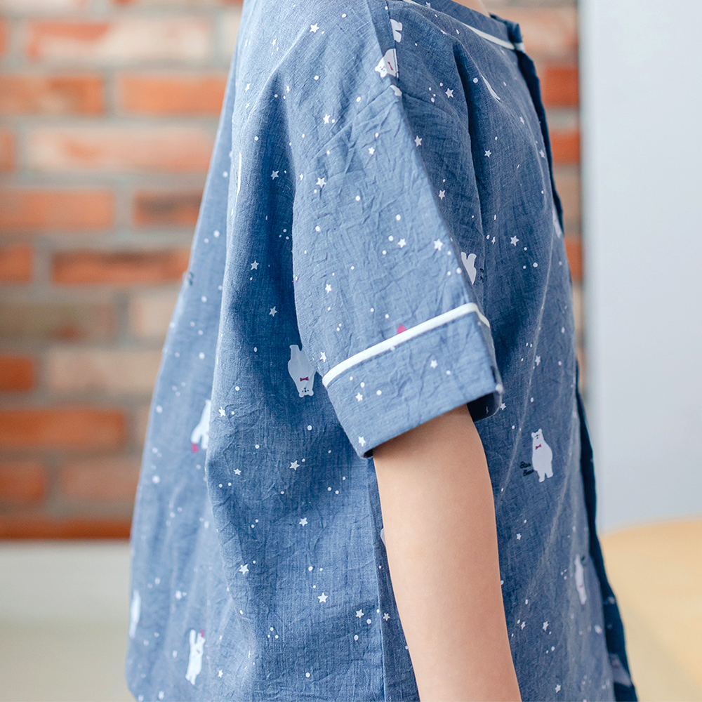 여아 남아 면 잠옷 유아 아동 어린이 여름 파자마 /별스타(TC주름면) 이미지 7