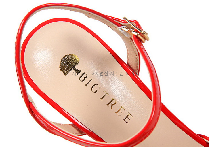 에스크 10.5cm 에나멜 스틸레토 발목 스트랩 킬힐 구두 11color 상세 이미지 28