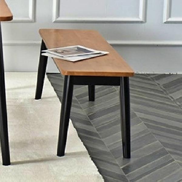 블랙 긴의자 원목 장 의자 낮은 식탁 식당용 2인용 벤치 일자의자 나무 2인 카페