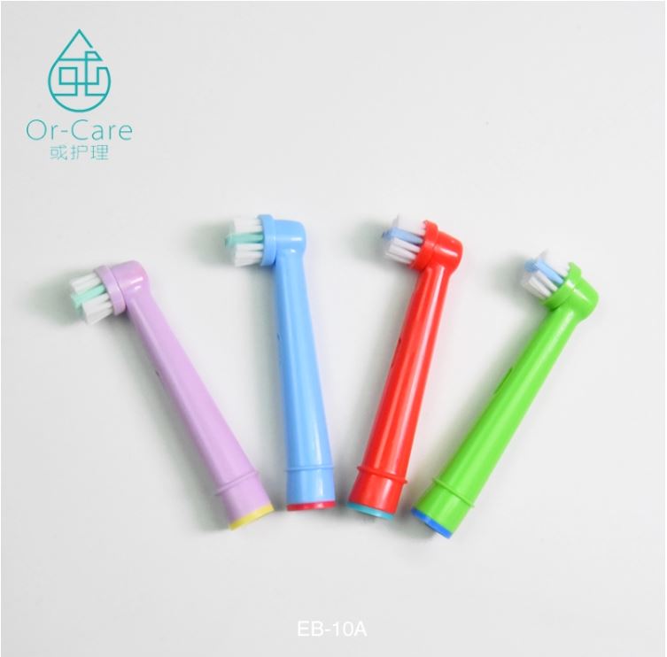 [호환] 토비메모리 오랄비 어린이 전동칫솔모 칼라 2팩 8입 키즈 전동칫솔 리필모 유아