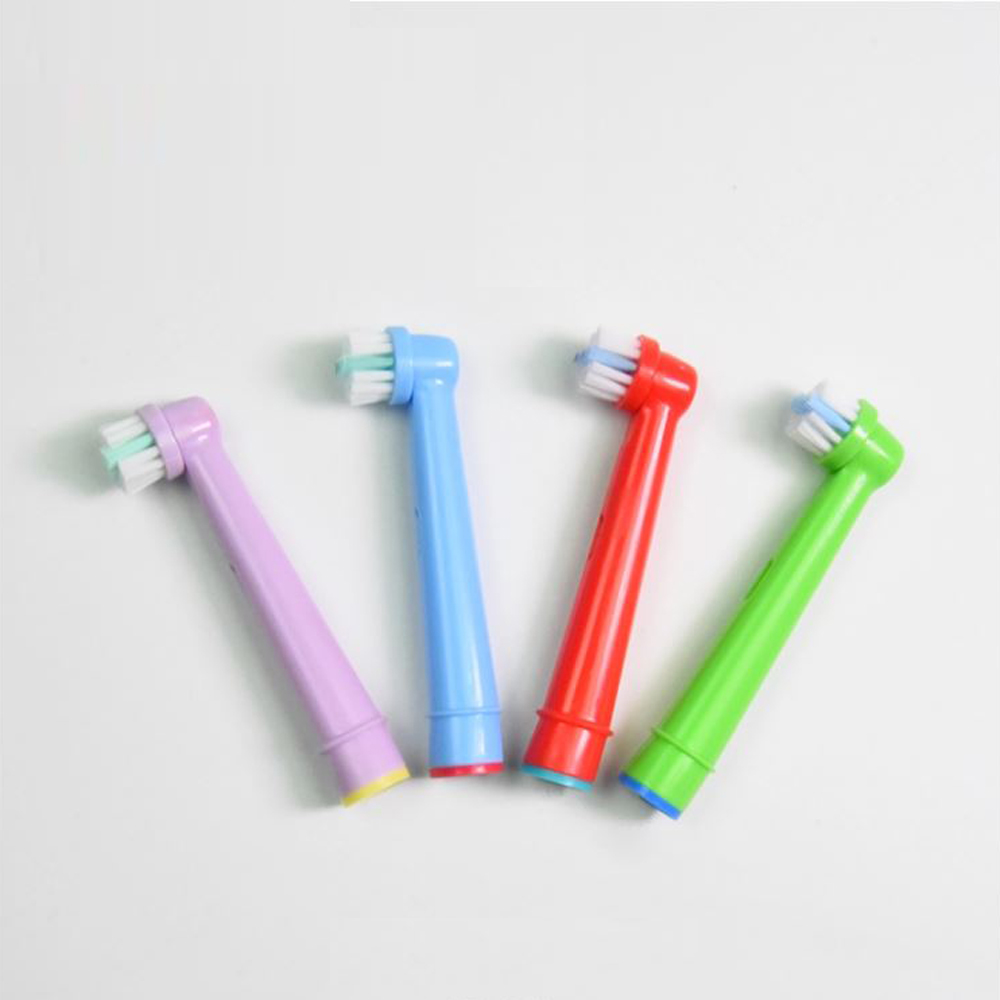 [호환] 토비메모리 오랄비 어린이 전동칫솔모 칼라 2팩 8입 키즈 전동칫솔 리필모 유아