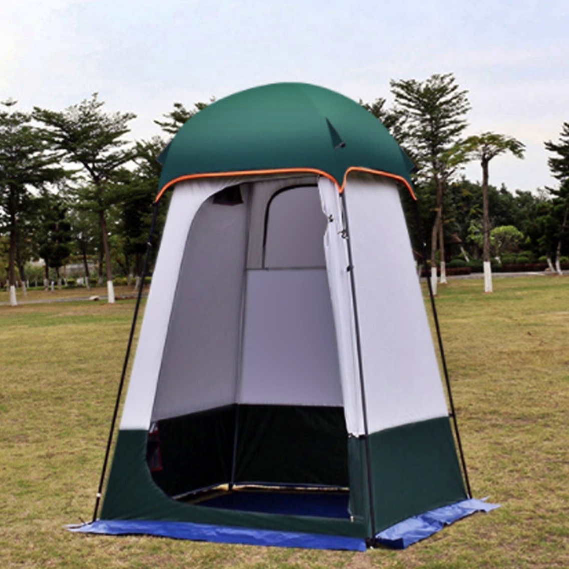 스탠드 캠핑 샤워 텐트 캠핑용 간이 탈의실 텐트 이동식 화장실