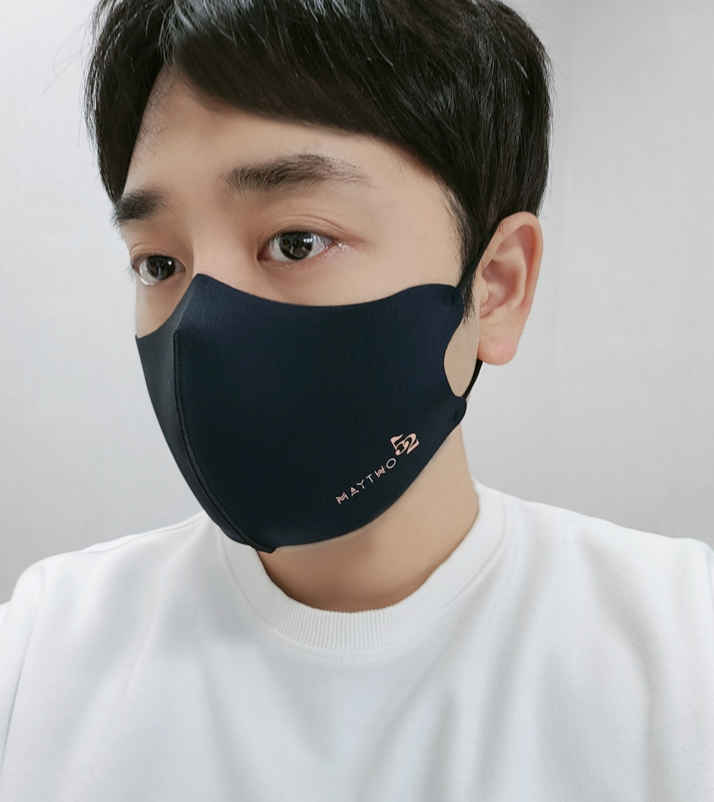 길이조절 귀편한 어린이 아동 유아 패션 항균 포스트 마스크 - 상세 이미지 2
