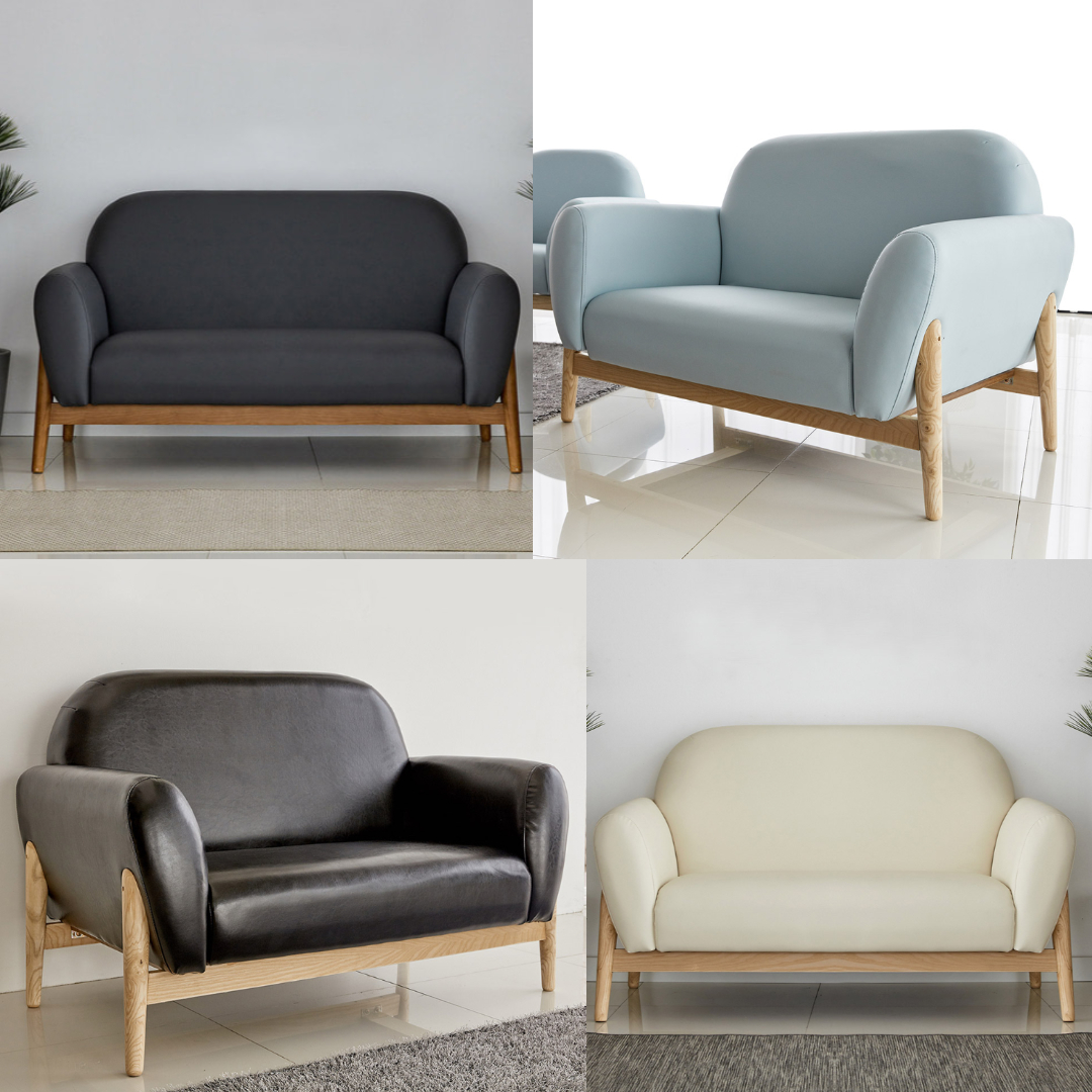 레트로 심플한쇼파 대기소파 업소용쇼파 병원대기실소파