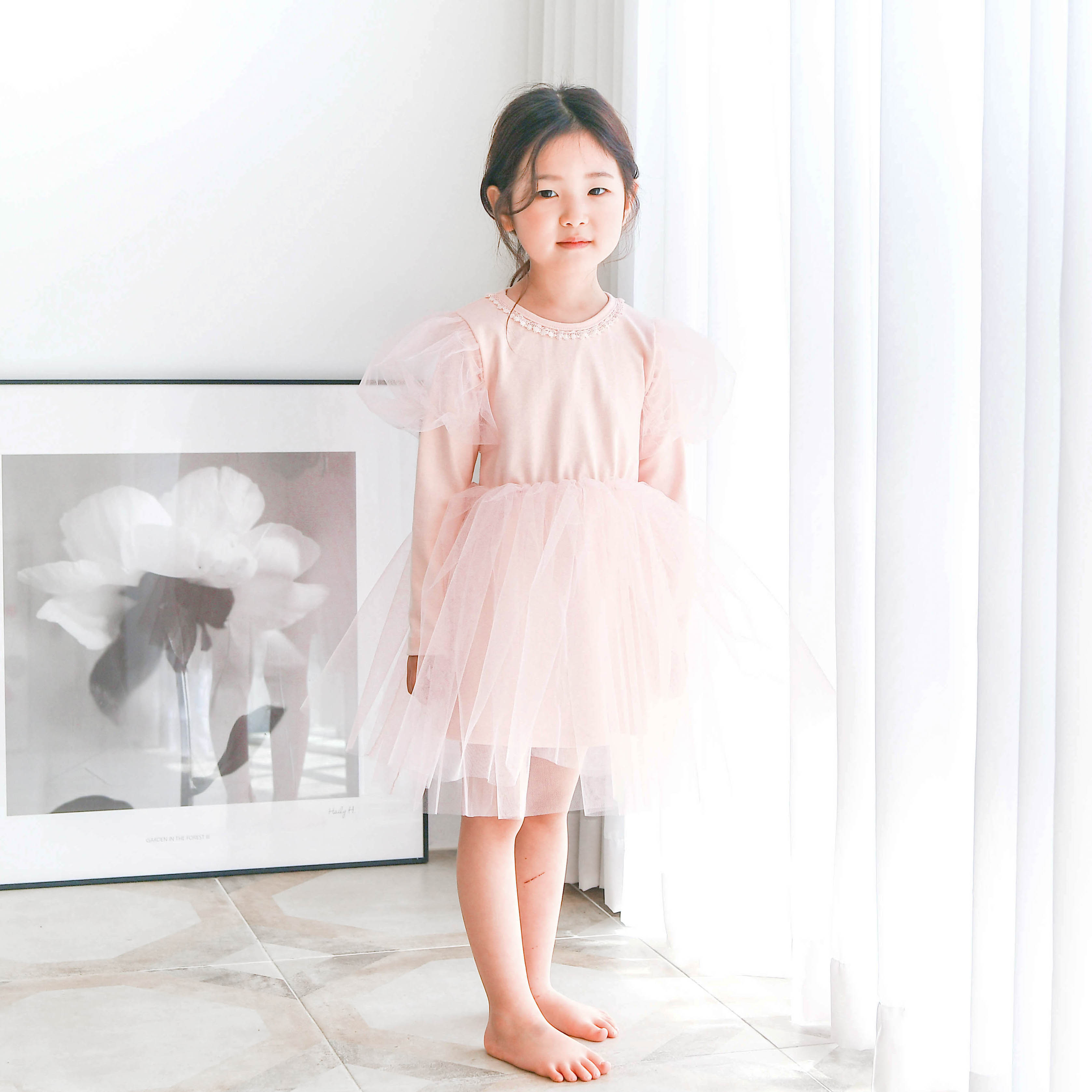 네메아 튜튜 공주님원피스 여아 아동 핑크 루즈핏