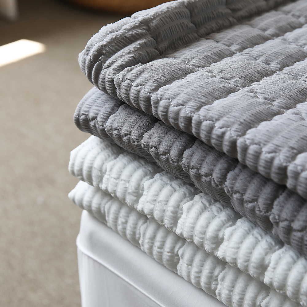 시어서커 여름패드 시원한 호텔식 리플 슈퍼싱글 퀸 라지킹 밀림방지 침대패드