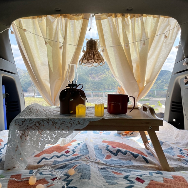 자체제작 차박커튼 감성캠핑 인테리어 자동차 트렁크 창문 커튼