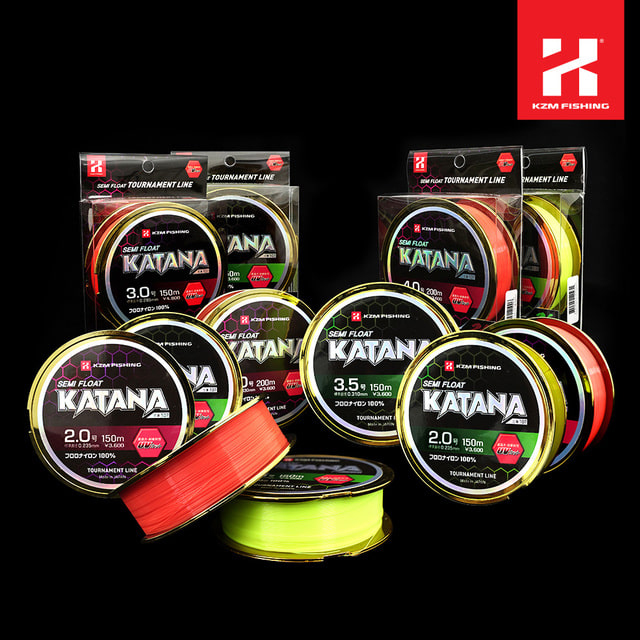 카즈미 카타나 세미플로팅 원줄 모노라인 100% 일본제품 바다 낚시줄 - 상품 이미지