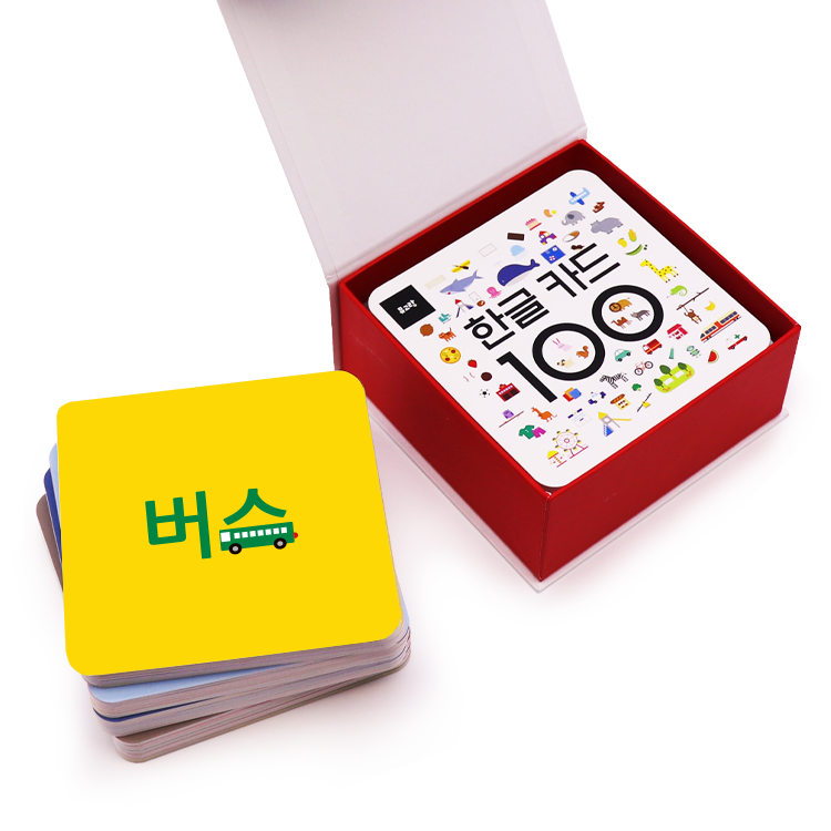 뮤고랑 카드 100 한글 발달놀이 호기심 그림 낱말 생활 단어 카드 - 상세 이미지 3