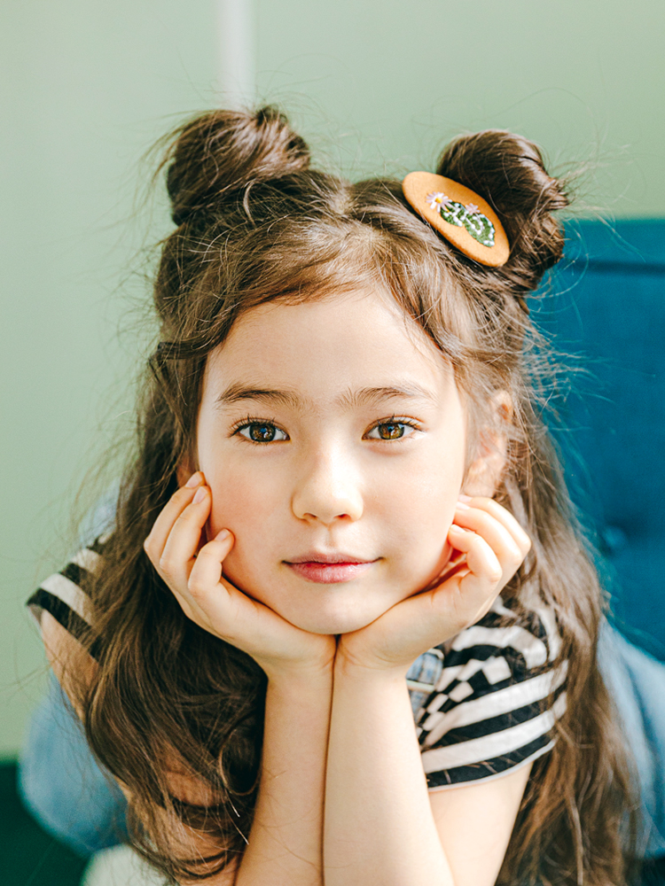 아틀리에 자수 똑딱핀 유아헤어핀 - 상세 이미지 2