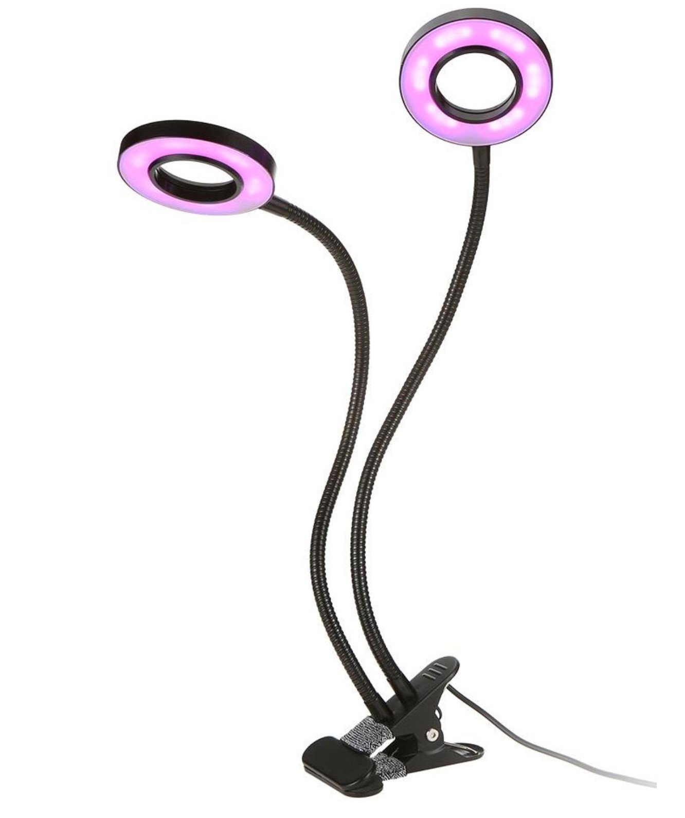 자바라 집게 USB 5V 식물등 성장등 재배 식물용 전등 농업용 전구 LED식물조명 램프 - 상세 이미지 3