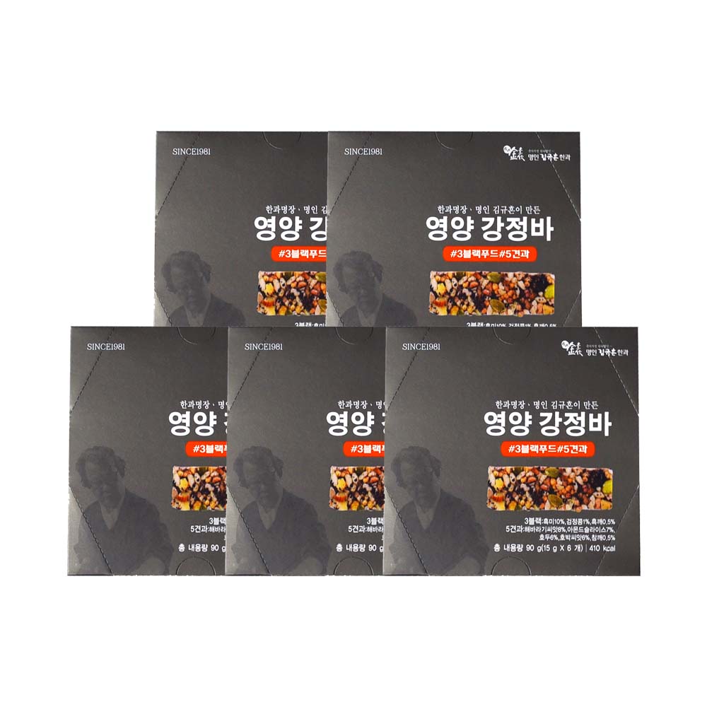 명인김규흔 영양강정바 총30개(6개입 x 5박스) - 상품 이미지