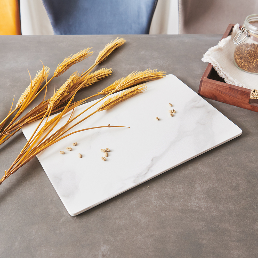 비앙코 칼라카타 포셀린 세라믹 도마 향균도마 위생 플레이팅 도마