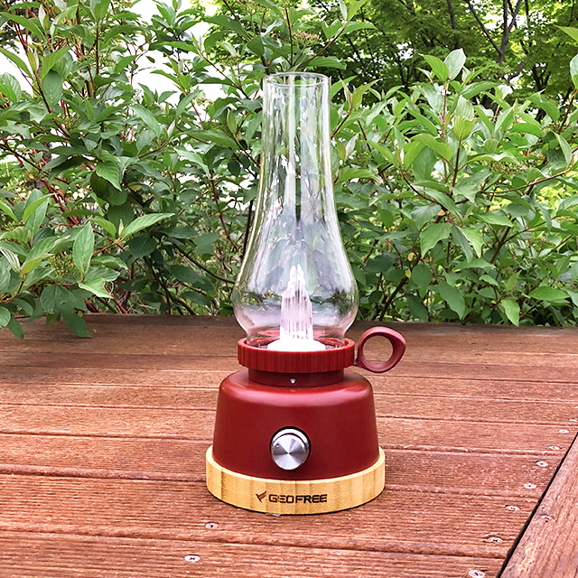 지오프리 뱀부 랜턴 캠핑 조명 LED 차박 램프 감성랜턴 전등 무드등 호롱불