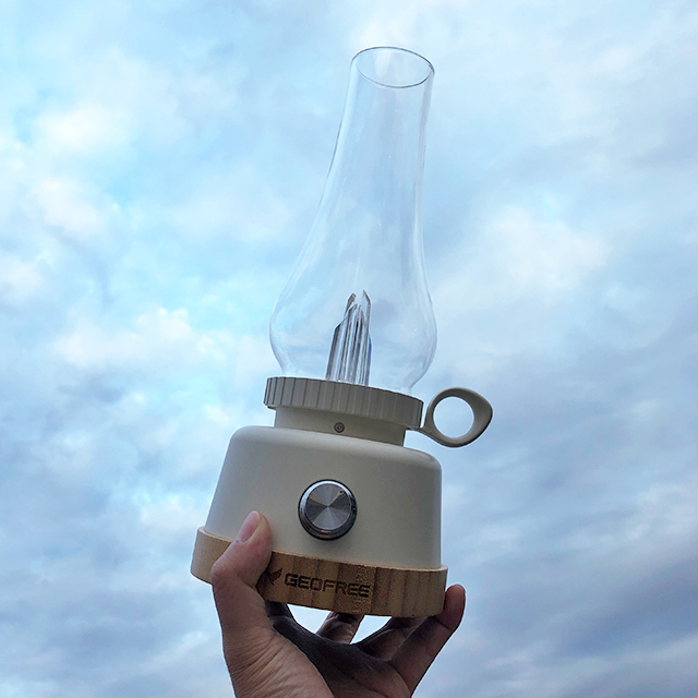 지오프리 뱀부 랜턴 캠핑 조명 LED 차박 램프 감성랜턴 전등 무드등 호롱불