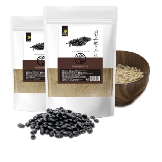 서리태 콩가루 검정 콩 가루 1kg 볶은 분말 검은 볶음 먹는법 국산 효능 콩물 만들기 - 상세 이미지 3