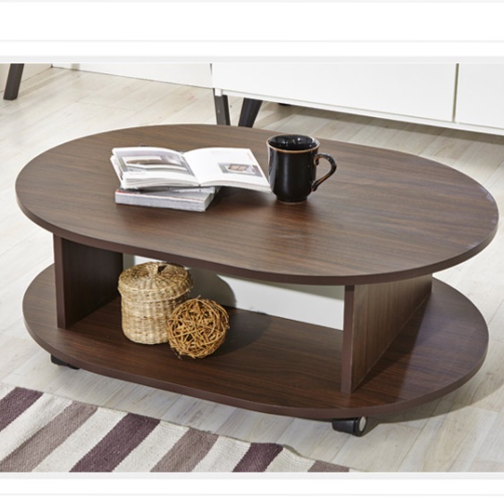 이동형 원형 협탁 바퀴 달린 테이블 이동식 티테이블 사이드