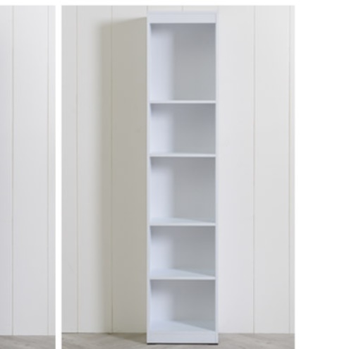 세로책장 폭 좁은책장 코너책장 원목 5단 원룸 맞춤 벽 고급 나무 합판 우드 아이방 높은