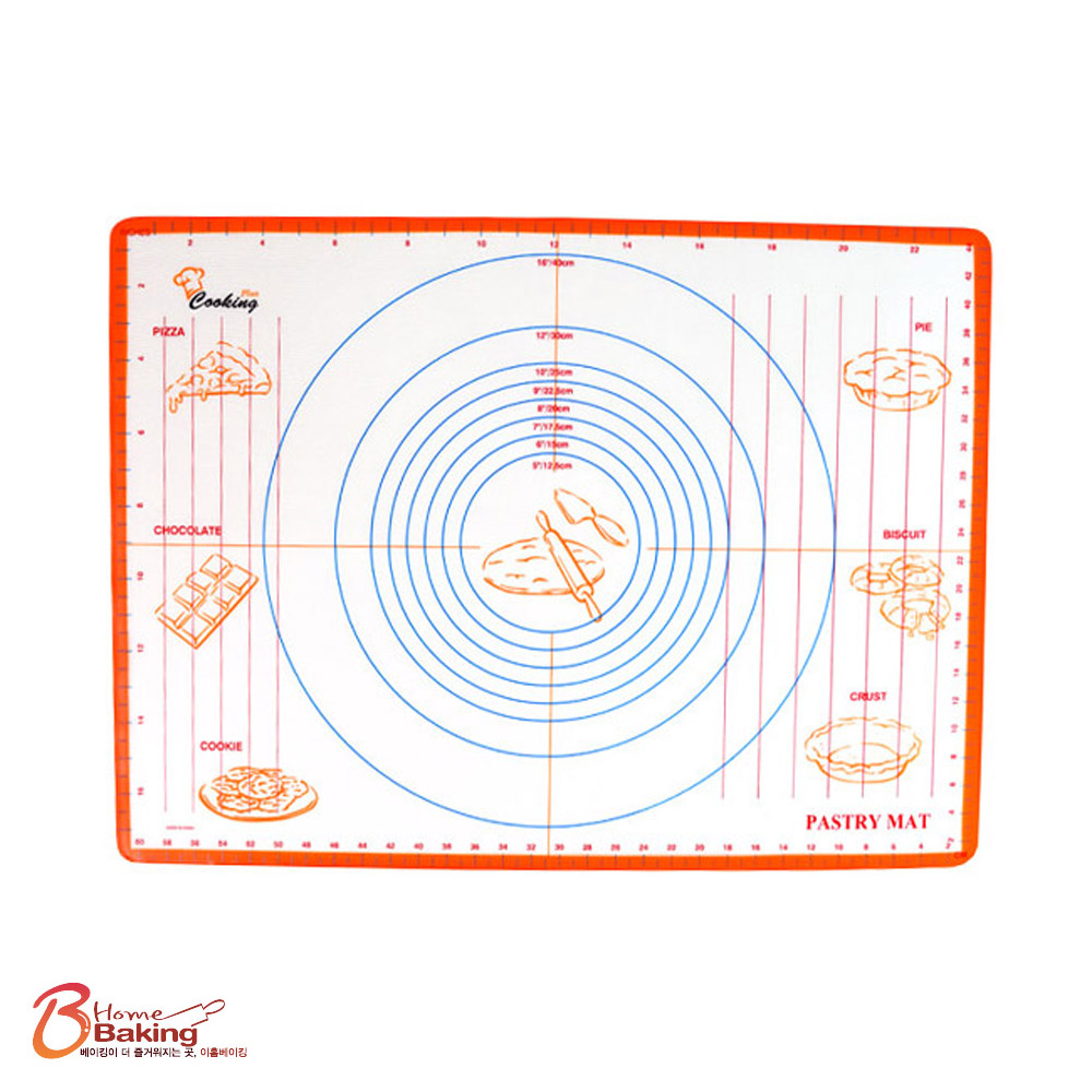실리콘작업판-페스츄리매트 실리콘작업대 패드 베이킹 실리콘고무 환산표시 반죽 제과제빵