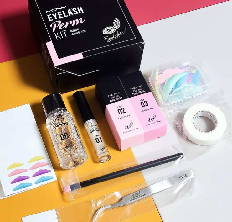 MQNY Self Eyelash Perm Set 10 Uses 8-Piece Kit