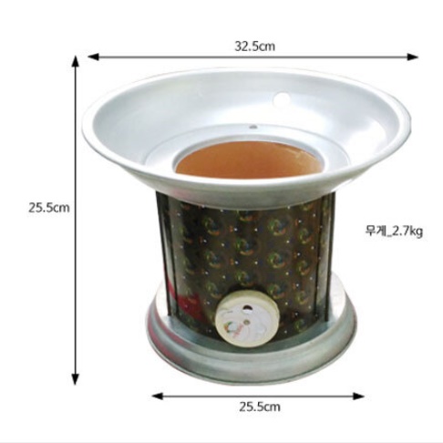 연탄화덕 1구 1탄 연탄구이 삼겹살 불고기 가정용 미니화로 만들기 일인화로 캠핑 캠핑용