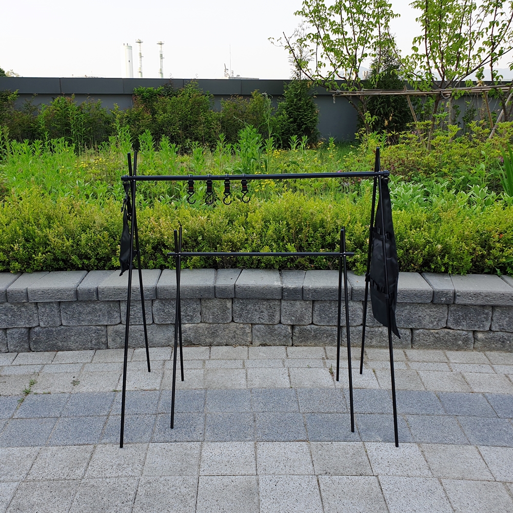 아이언행어 인디언행어 캠핑 행거 옷걸이 거치대 오거나이저 고리