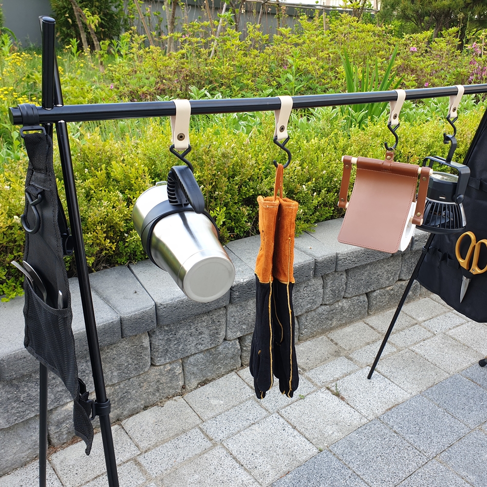 아이언행어 인디언행어 캠핑 행거 옷걸이 거치대 오거나이저 고리