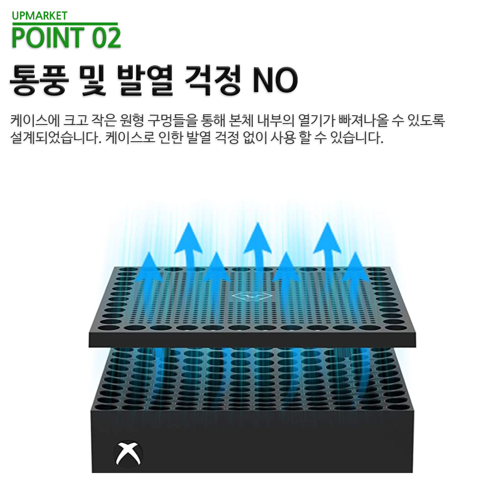 XBOX SERIES X 엑스박스 시리즈 상단 먼지방지 케이스 컨트롤러 패드 거치대 세트 - 상세 이미지 3
