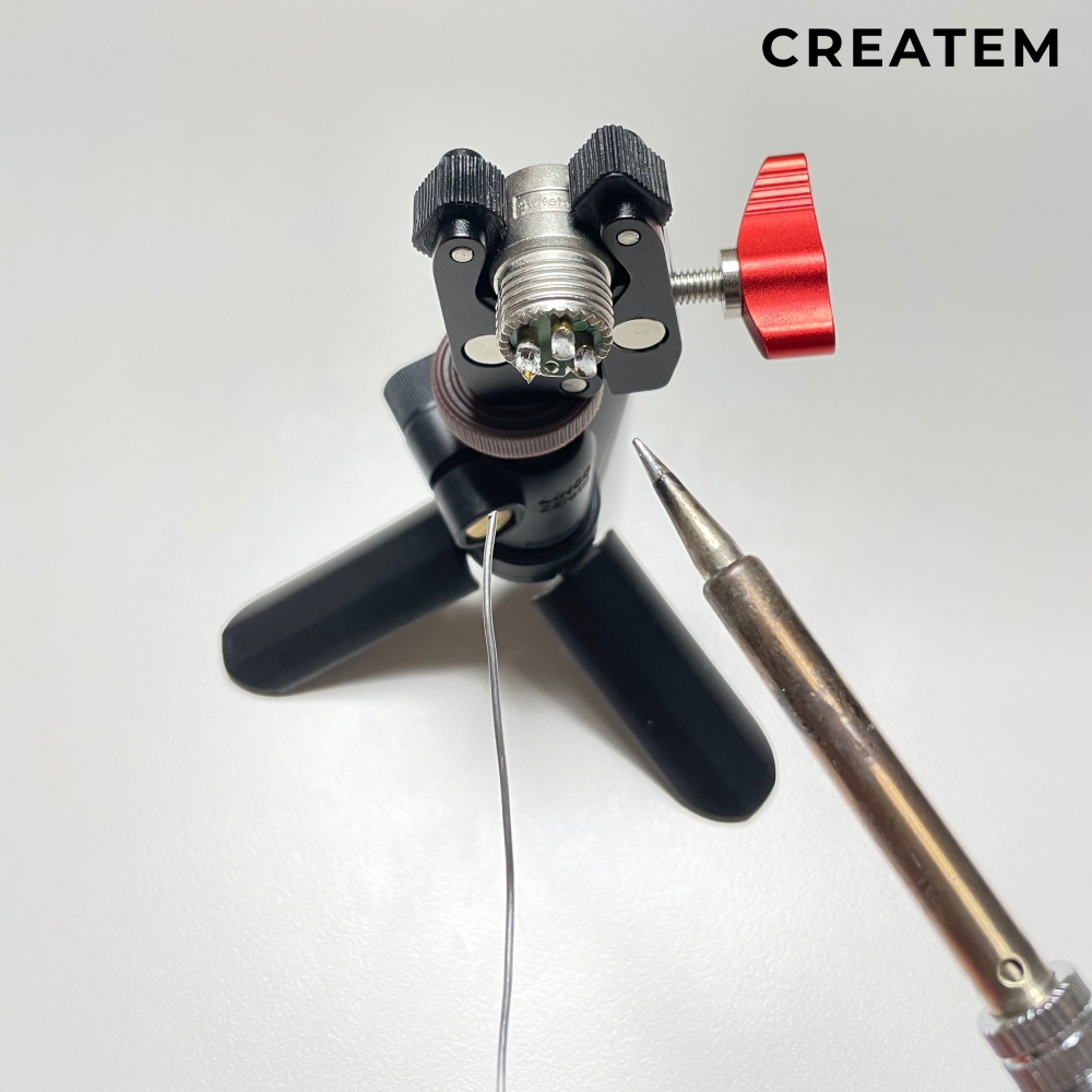 납땜용 미니 바이스 소형 - 마이크/악기 케이블 휴대용 납땜 고정대 탁상클램프 제품 이미지