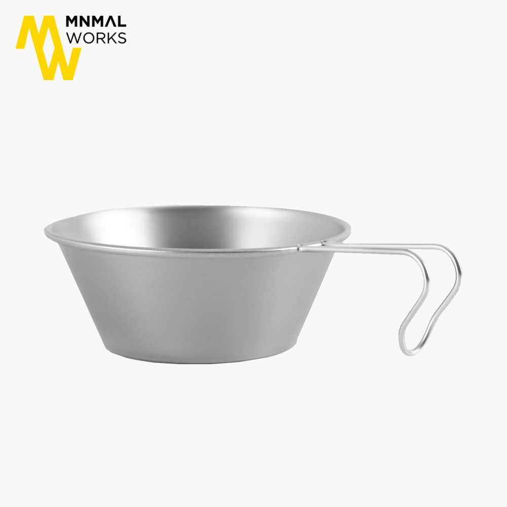 미니멀웍스 티타늄 시에라 컵 300 파우치 포함 경량 캠핑컵